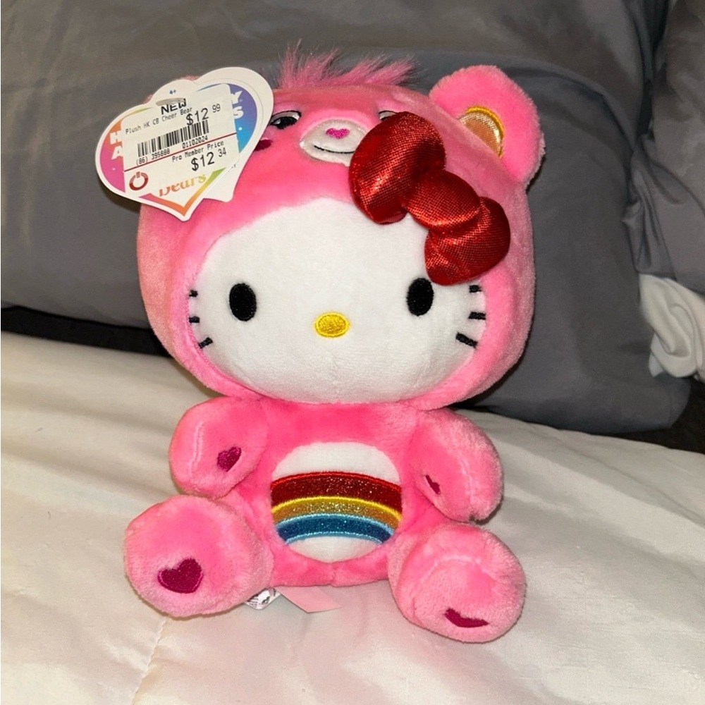 Hello Kitty Pink Care Bears Plush